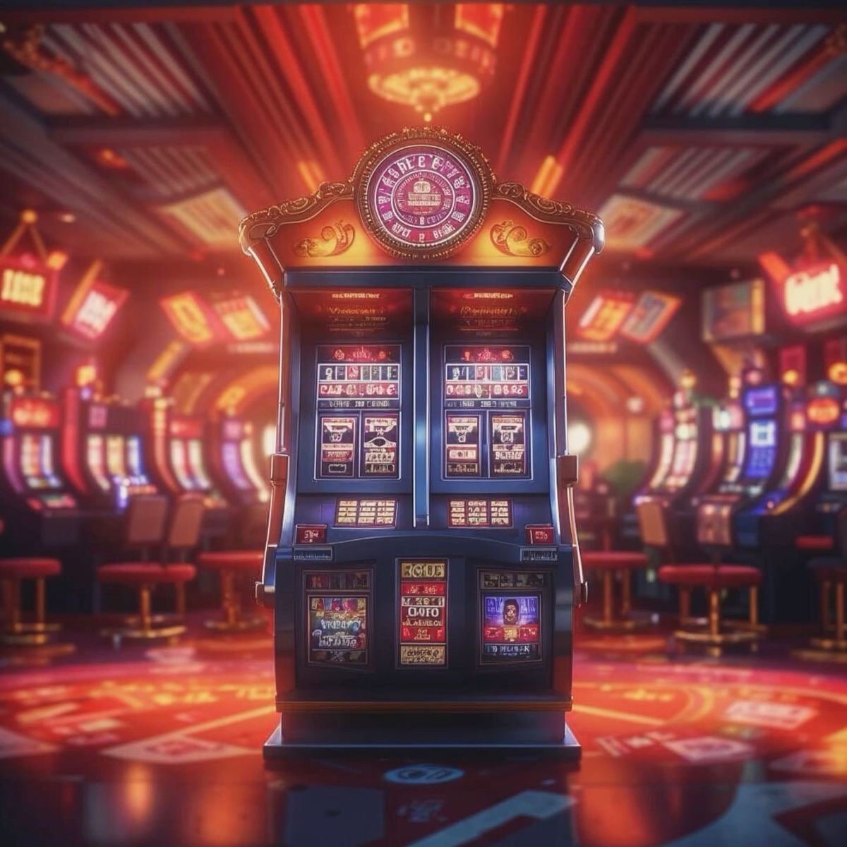 Panel trivia permainan sortoto neon