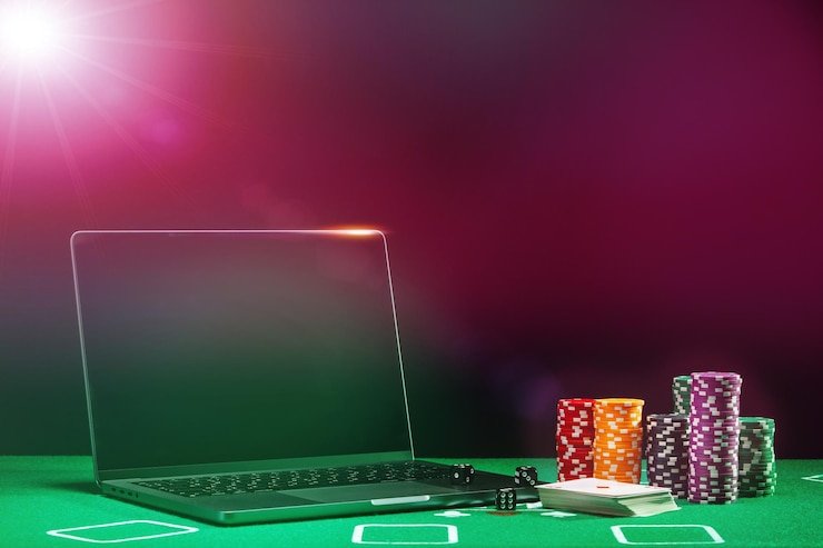 Kartu terbuka pada meja blackjack